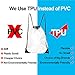 Vorspack Clear Drawstring Backpack Stadium Approved Clear Bag for Sports Event