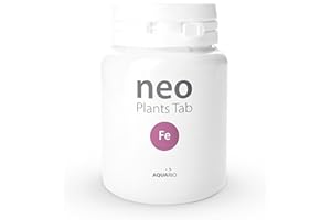 Aquario Neo Tabs - Aquarium Plant Fertilizer Root Tabs with Iron - Iron-Enriched Root Fertilizer for Aquatic Plants, Freshwater & Saltwater Tank Tablets, Safe for Fish&Shrimp&Snails - Tab Fe, 20 Tabs