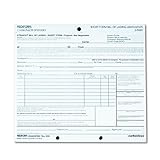 REDIFORM Speediest Bill of Lading, Short Form, Carbonless Triplicate, 8.5 x 7 50 Sets per Pack (6P695)