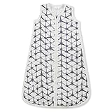aden + anais Silky Soft Sleeping Bag, 100% Cotton Bamboo Muslin, Wearable Baby Blanket, Pebble Shibori, Extra Large, 18+ Months