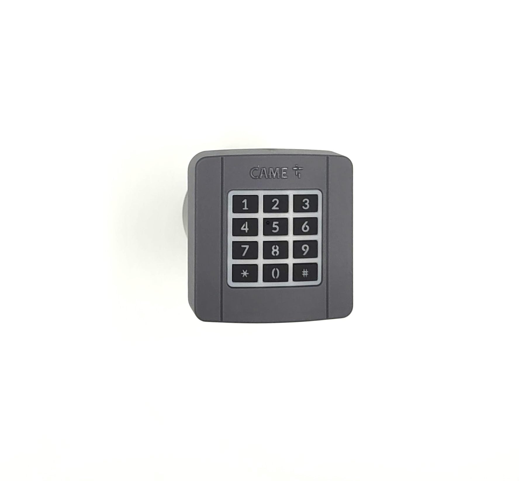 CAME Recessed Keyboard Selector SELT2BDG - 12-Way, Push Button, Grey, Backlit, AUTOMATIC