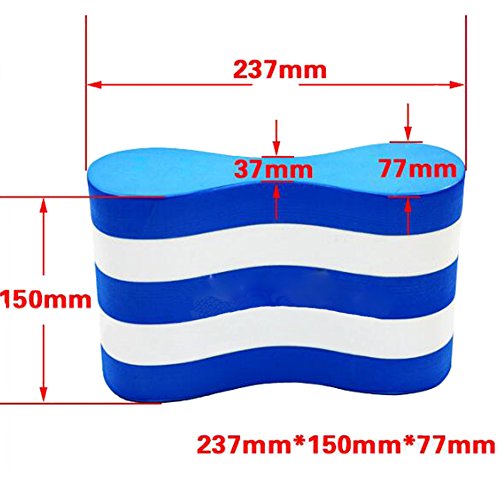 Ailike Foam Pull Float Leg Buoys Swimming Trainning Aid for Adults Kids (Black-Gray) - Thumbnail 5