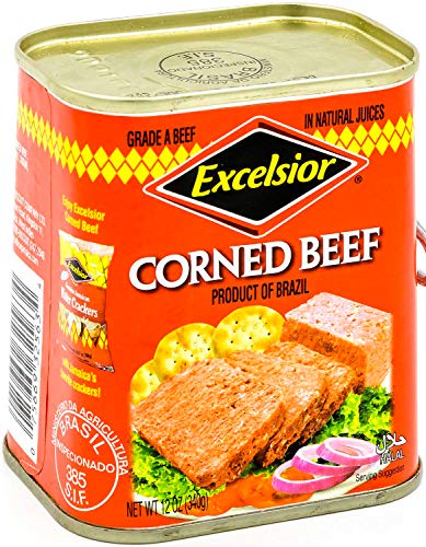 EXCELSIOR CORNED BEEF IN NATURAL JUICES, 12 OUNCE