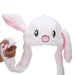 IronBuddy Rabbit Hat Ear Moving Jumping Funny Bunny