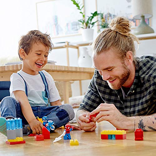 LEGO 10921 DUPLO Super Heroes Marvel Iron Mans Labor-Treffpunkt, Kinderspielzeug ab 2 Jahre mit Figuren von Spider-Man… – Bild 7