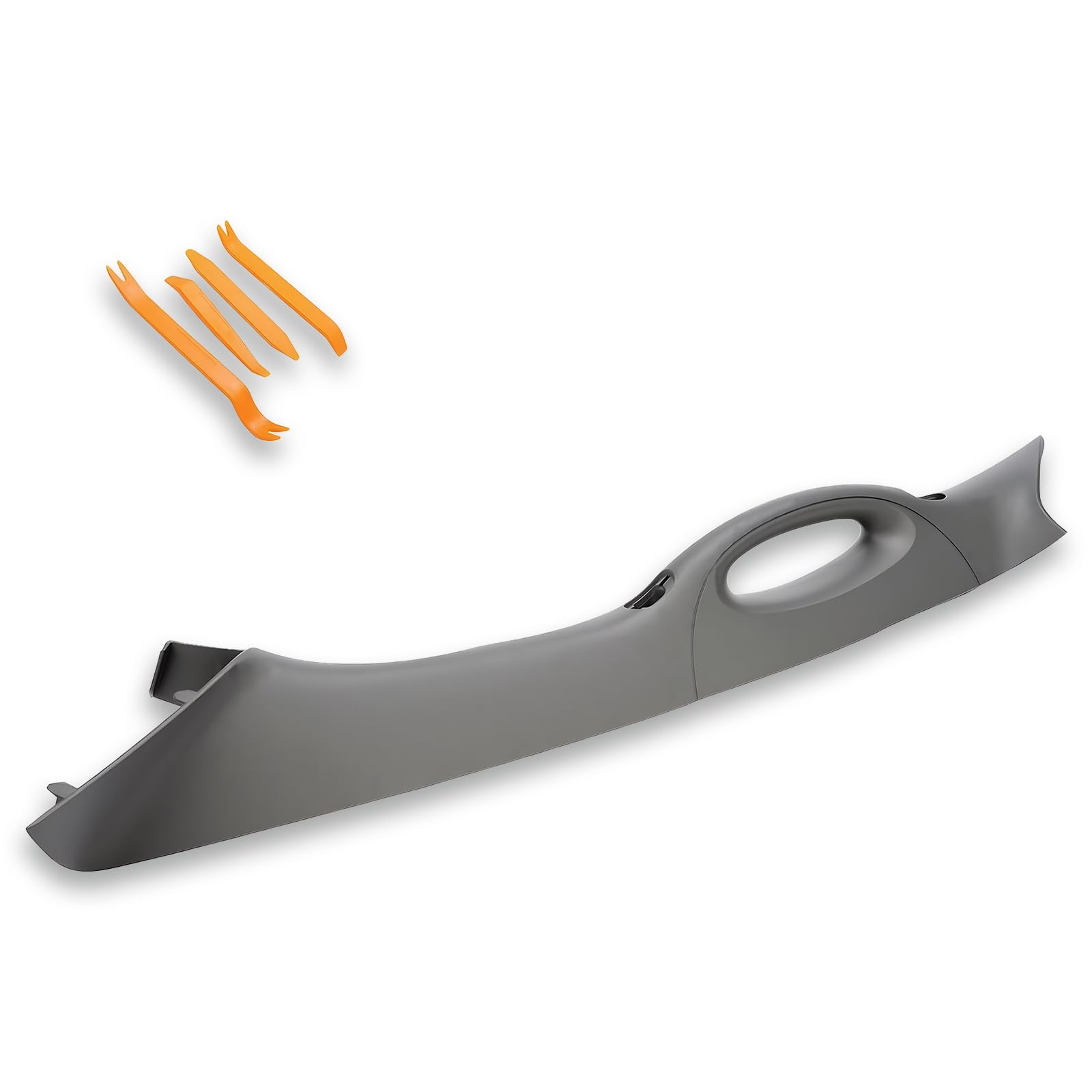 Photo 1 of ***FACTORY SEALED***Gagsu A Pillar Interior Trim Handle Right Passenger Side Compatible with Ford F150 F-150 Lincoln Mark LT, A Pillar Grab Handle Assist Panel 4L3Z-1503598-AAB (Right Passenger Side Gray)