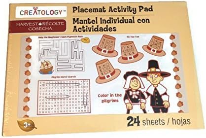 Creatology Harvest Placemat Activity Pad-24 sheets Thanksgiving