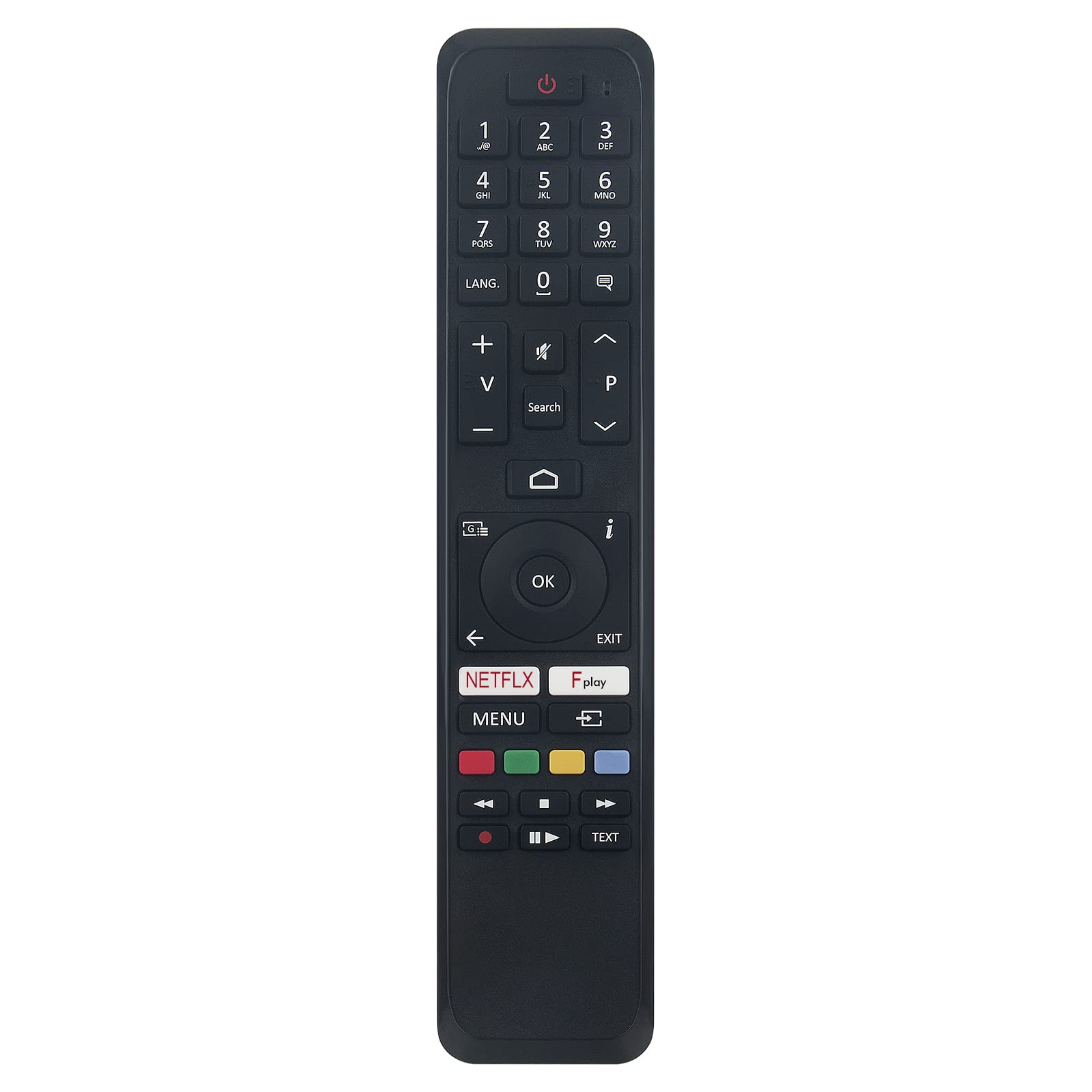 VINABTY Replaced Remote Fit for Toshiba Ultra HD Android TV CT-8555 43HAK6150UH 50HAK6150UA 65UA2B63DB 43UA2B63DB 49UA2B63DB 50UA2B63DB 55UA2B63DB 58UA2B63DB and Hitachi TV RC43161