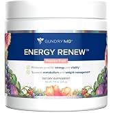 Gundry MD Energy Renew Supplement, Passion Fruit Flavor Powder, 30 Servings | Muscle Recovery, Cardiovascular Health Support, Natural Energy Booster Without the Crash, Sugar &amp; Artificial Sweetener Free
