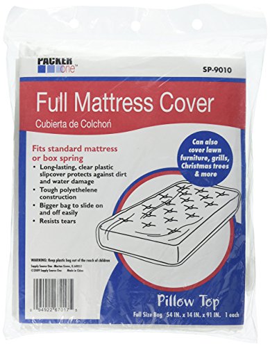 54" X 10" X 86" Packer One Full Cover Excellent Way to Keep Your Mattress & Other Large Items Clean, 54" by 10" by 86"