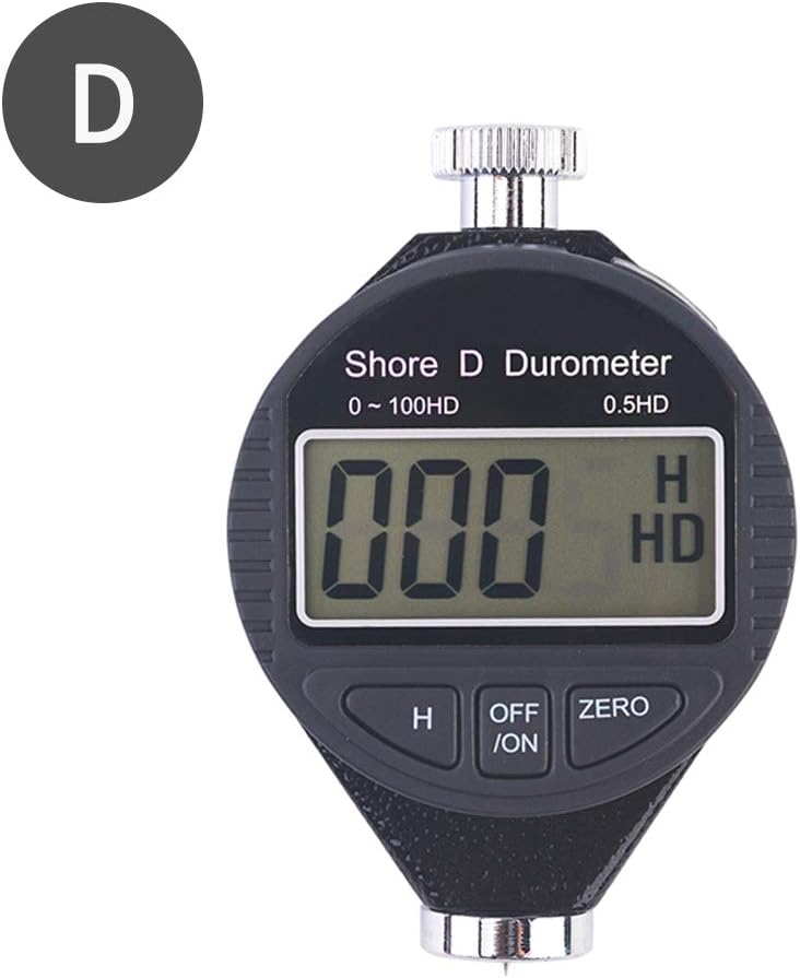 Digital LCD Hardness Durometer Tester 0-100HA Shore C D Meter For Rubber Plastic Leather Multi-resin Multi-grease