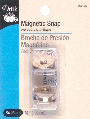 Dritz 763-35 Magnetic Snap, 3/4-Inch, Gilt