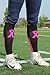 MadSportsStuff Pink Ribbon Breast Cancer Awareness Support Athletic Over The Calf Socks