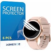 MIHENCE Screen Protector Compatible for TOOBUR/FQQ DR06 / KIBFLE DR03 1.27'' Smartwatch, TPU HD Protective Film (6 PCS)