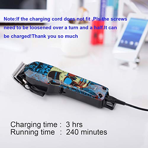 Cosyonall Pro Cordless Rechargeable Hair Clippers for Men Home Barber Clipper Kit for Kids Hair Cutting Kit with 2000mAh Lithium Ion, Titanium Ceramic Blade