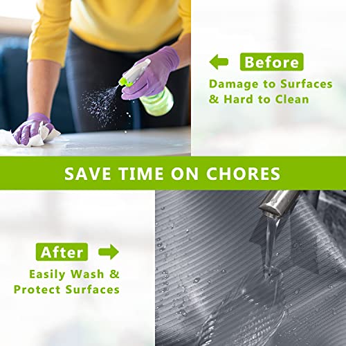 Drawer and Shelf Liner, Shelf Liner Grey Non Adhesive