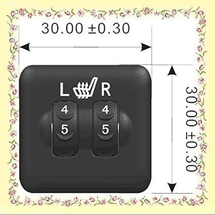 Amazon Watercarbon 電気制御 標準 3メタル サーモスタット 5ファイル 2ホイール スクエア スイッチ 取り付け穴は丸型に内蔵 車 加熱スイッチ Watercarbon 無線アンテナ