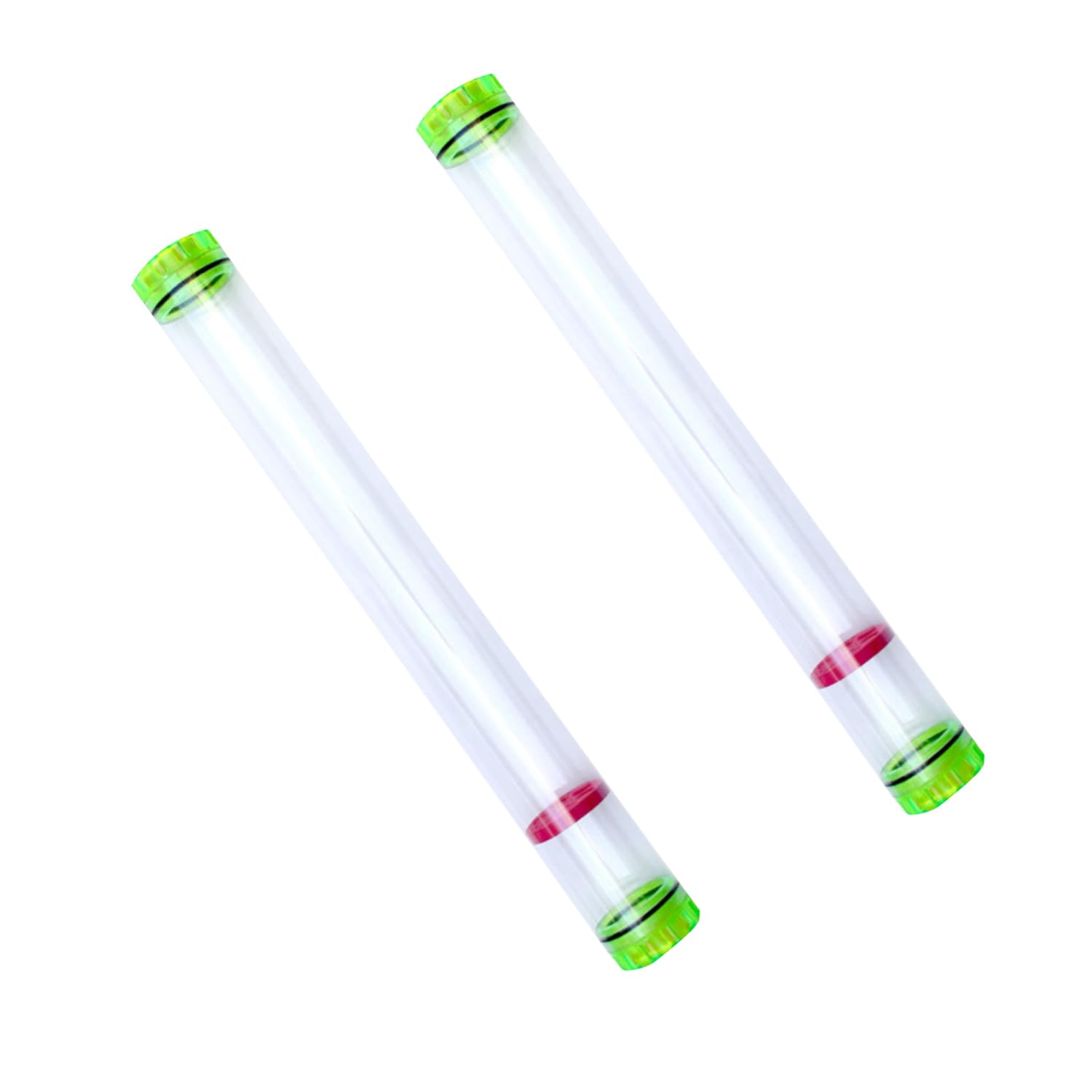 AOVNA 2pcs Plastic Fishing Float Tube 40cm Fishing Kayak Clear Kayak Bean Bags Fishing Dobber Storage Plastic Shockproof Fishing Accessories