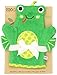 ZOOCCHINI Baby Bath Mitt - Flippy the Frog, Ultra-Soft Washcloth Glove, 100% Cotton Snow Terry, Designed in the USA 1 Mitt/Pack