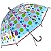 RainStoppers Kid's Plastic Dots Print Umbrella, 34-Inch, Multi (W107CHMDOTS)