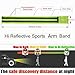 Hi Reflective Visibility Safety Belt Elastic Ankle Bands Armbands Wristband Sweatband Wrist Wrap Leg Strap Belt Reflective Fabric Tape Sports Brace for Walking Jogging Running