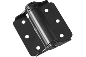 National Hardware N114-975 125 Adjustable Spring Hinges in Black, 3", 2 piece