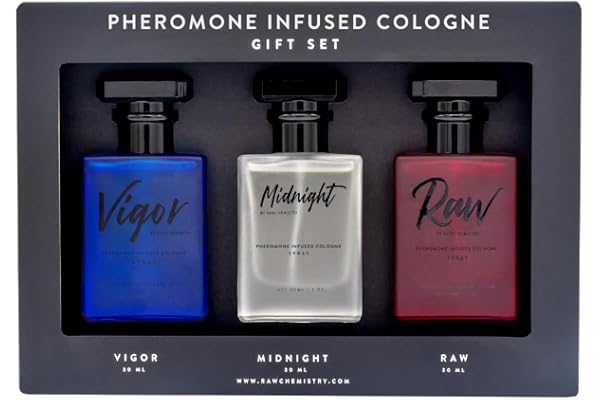 RawChemistry Pheromone Infused Mens Cologne Gift Set