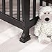 DaVinci Kalani 4-in-1 Convertible Mini Crib in Ebony | Greenguard Gold Certified