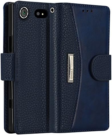 Sony XZ1 Compact Cases,IDOOLS Scratch Resistant Phone Cases,Premium Rugged Protector Back Case for Sony XZ1 Compact,Blue