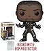 Funko Pop! Marvel: Black Panther - Unmasked Black Panther #273 Vinyl Figure (Bundled with Pop BOX PROTECTOR CASE)