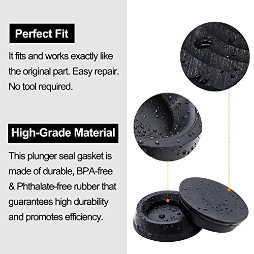 AMI PARTS Plunger Rubber Gasket Replacement Part for AeroPress Coffee