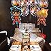 8 Pcs For Dragon Ball Balloons,Birthday Celebration Foil Balloon Set,Double Side DBZ Super Saiyan Goku Gohan Character Party Decorations