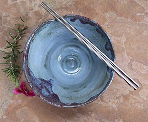Black Clay Soup Bowl, handmade pottery dinnerware dish