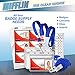 Mifflin-USA Flat Lanyards for ID Badges (Blue, 36 Inch, 100 Pack), Comfortable Neck Straps