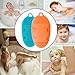 Silicone Body Scrubber Sponge+Silicone Facial Cleansing Pads - Jusdo Shower Washing Sponge Bathing Brush Cleaner Face Washing Exfoliation Bathing Glove