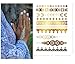 Terra Tattoos Gold Metallic Temporary Tattoos Waterproof Nontoxic Long Lasting Perfect for Beach, Festivals, & more (Festival)
