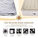 Air Mattress, TopElek Inflatable Airbed with Built-in Electric Pump, Elevated Air Bed, Height 19” , Queen Size, for Guest, Rest, Camping, Travelling, Midday Breakthumb 3
