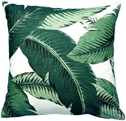 AMArtStore Pillowcases Home Office Decoration, Beautiful Banana Leaves 16 x 16 Inches