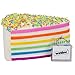WATINC 1 pcs 6 inch Jumbo Kawaii Cake Toys Squishy Cream Scented Slow Rising Squishies Charms, Lovely Toy Stress Relief Toy , Decorations Toy Gift Fun Large (Rainbow Cake)