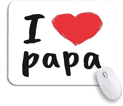 Amazon Rosecny 可愛いマウスパッド お誕生日おめでとうパパのあいさつ父の日おめでとうございます滑り止めゴムバッキングマウスパッドノートブックコンピューターマウスマット Rosecny マウスパッド 通販