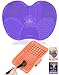 ExSoullent Makeup Brush Cleaner Mat - Set of 2 Silicone Portable Brush Cleaning Pads with Scrubber, Suction Cups and Hand Strap, Professional Tool for Cleaner Brushes + eBook