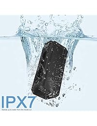 SINOBAND Altavoz Bluetooth, impermeable, resistente al polvo y a los golpes, Bluetooth, altavoz inalámbrico, compatible con cualquier dispositivo con Bluetooth con batería de litio de polímero