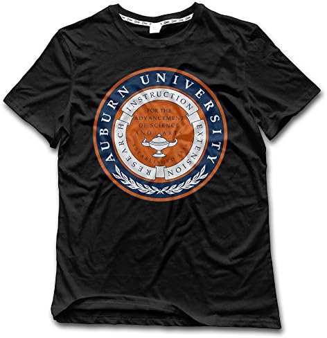 ESSES Auburn University Seal Mens Crew Neck T-Shirt Black 3X