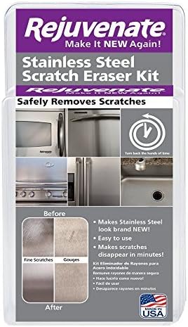 Rejuvenate Stainless Steel Scratch Eraser Kit By Rejuvenate Amazon De Home Kitchen