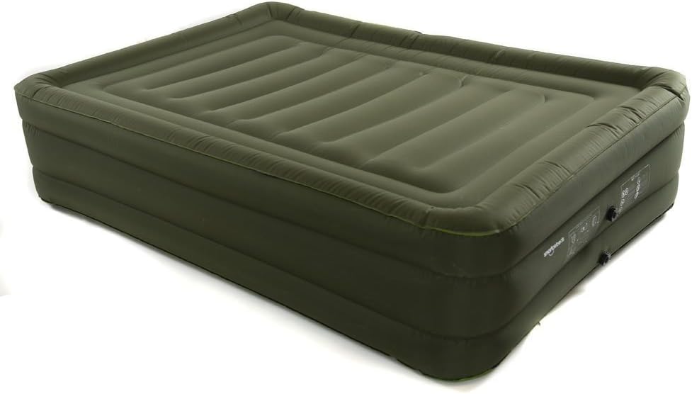 Camping Mattress Smart Air Bed Queen Size Ultra Tough Raised Air Mattress