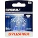 SYLVANIA - 168 SilverStar Mini Bulb - Brighter and Whiter Light, Ideal for Interior Lighting, Center High Mount Stop Light (CHMSL), and more (Contains 2 Bulbs) primary