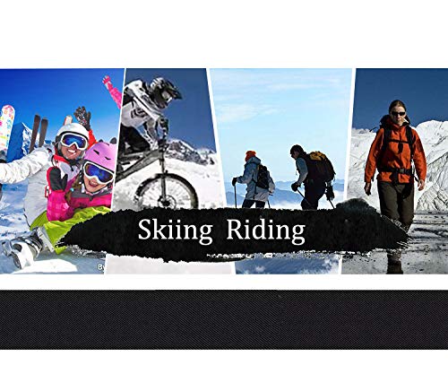 Aisprts Ski Gloves Men and Women Winter Touch Screen Gloves Windproof Waterproof Outdoor Snow Snowboard Warm Gloves (Grey, L) - Thumbnail 6