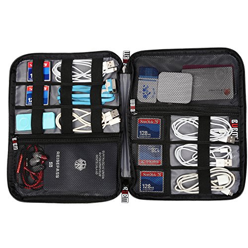 BUBM Travel Cable Organizer, Universal Electronics Accessories Storage
