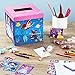 Hallmark Valentines Day Cards for Kids and Mailbox for Classroom Exchange, Disney Princess (1 Box, 32 Valentine Cards, 35 Stickers, 1 Teacher Card)