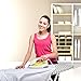 Bartnelli 1107 XL Ironing Board, 100% Cotton Cover, Retraceable Iron Rest and Garment Hanger Space